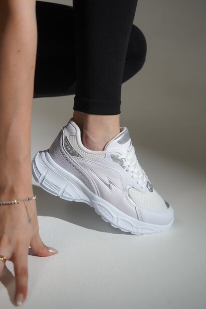 Günlük Spor Ayakkabı Kadın Sneaker  Beyaz